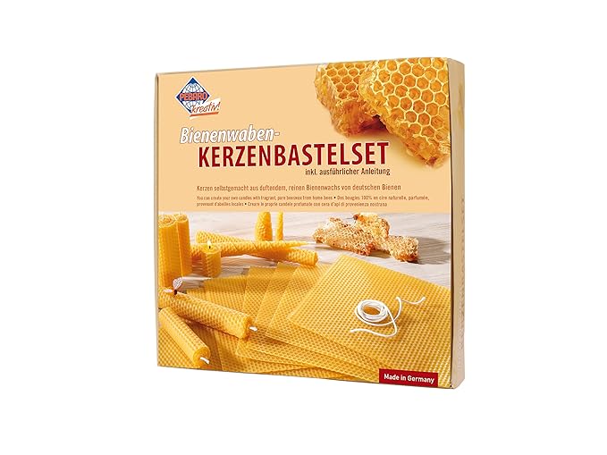 Pebaro Wachs-Set 1 - Bienenwaben-Kerzenbastelset