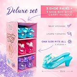 Little Fairy Princess 3 Soft Dress Up Shoes Girls Size 3-6 with Carry Box view 2