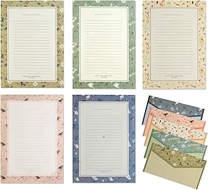 IMagicoo 48 Cute Lovely Writing Stationery Paper Letter Set with 24 Envelope/Envelope Seal Sticker (3)