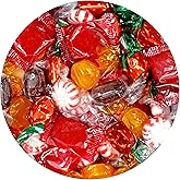 Old Fashioned Hard Candy Assortment, 1 Pound Bulk Candy (Approx. 75 pcs.), Butterscotch, Root Beer Barrels, Strawberry Filled Bon Bons, Cinnamon Discs, Starlight Peppermints