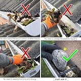 KAHEIGN 6Pcs Metal Gutter Guards Expandable Screen Filter Strainer Downpipe view 5