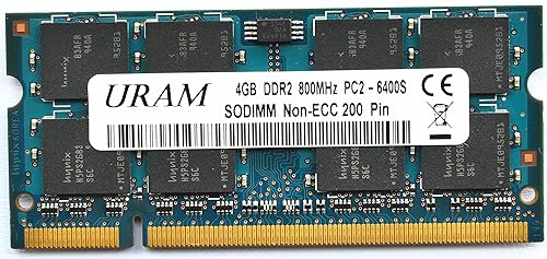 URAM DDR2 4GB(Single) 800MHz PC2-6400 PC2-6300 SODIMM Hynix IC