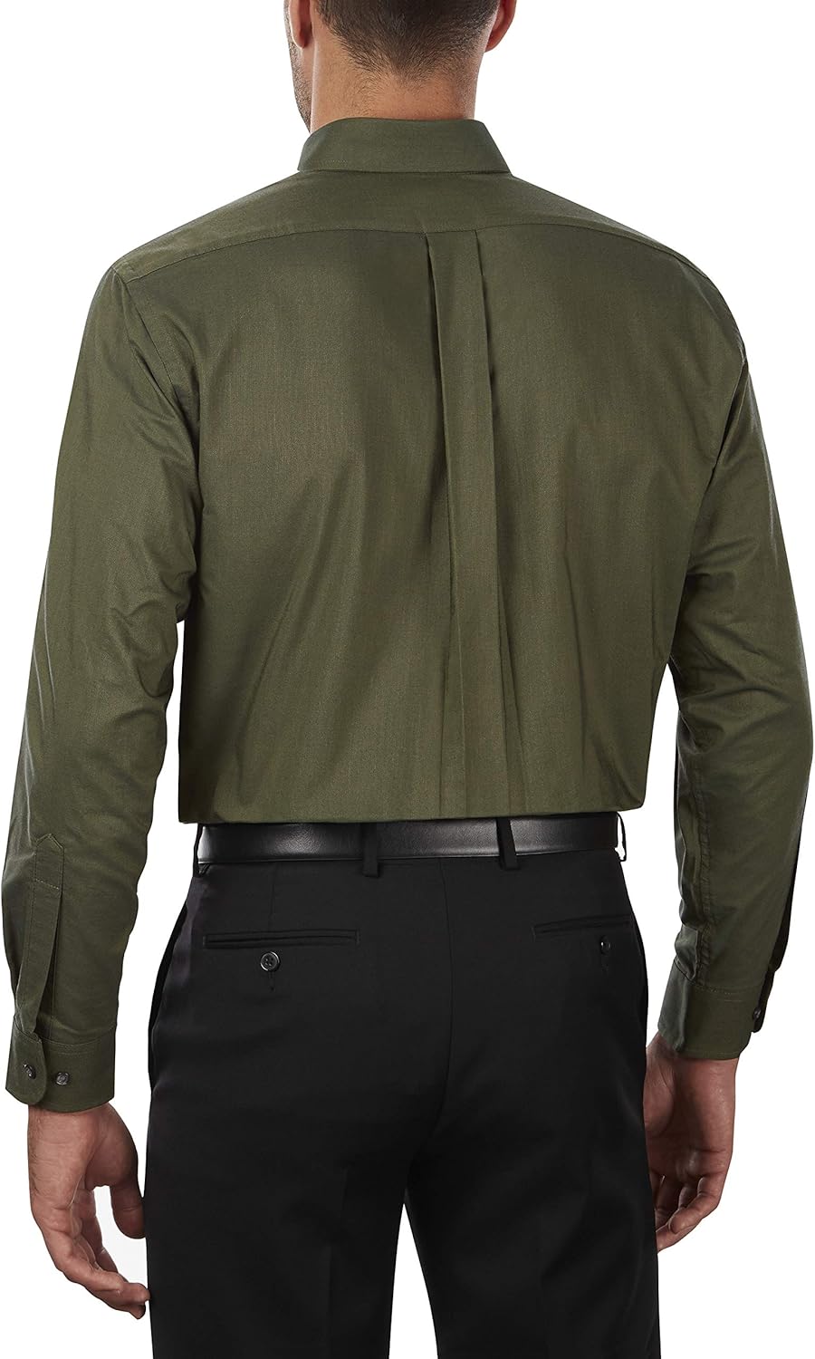 Van Heusen Men's Dress Shirt Regular Fit Oxford Solid Buttondown Collar at  Men’s Clothing store
