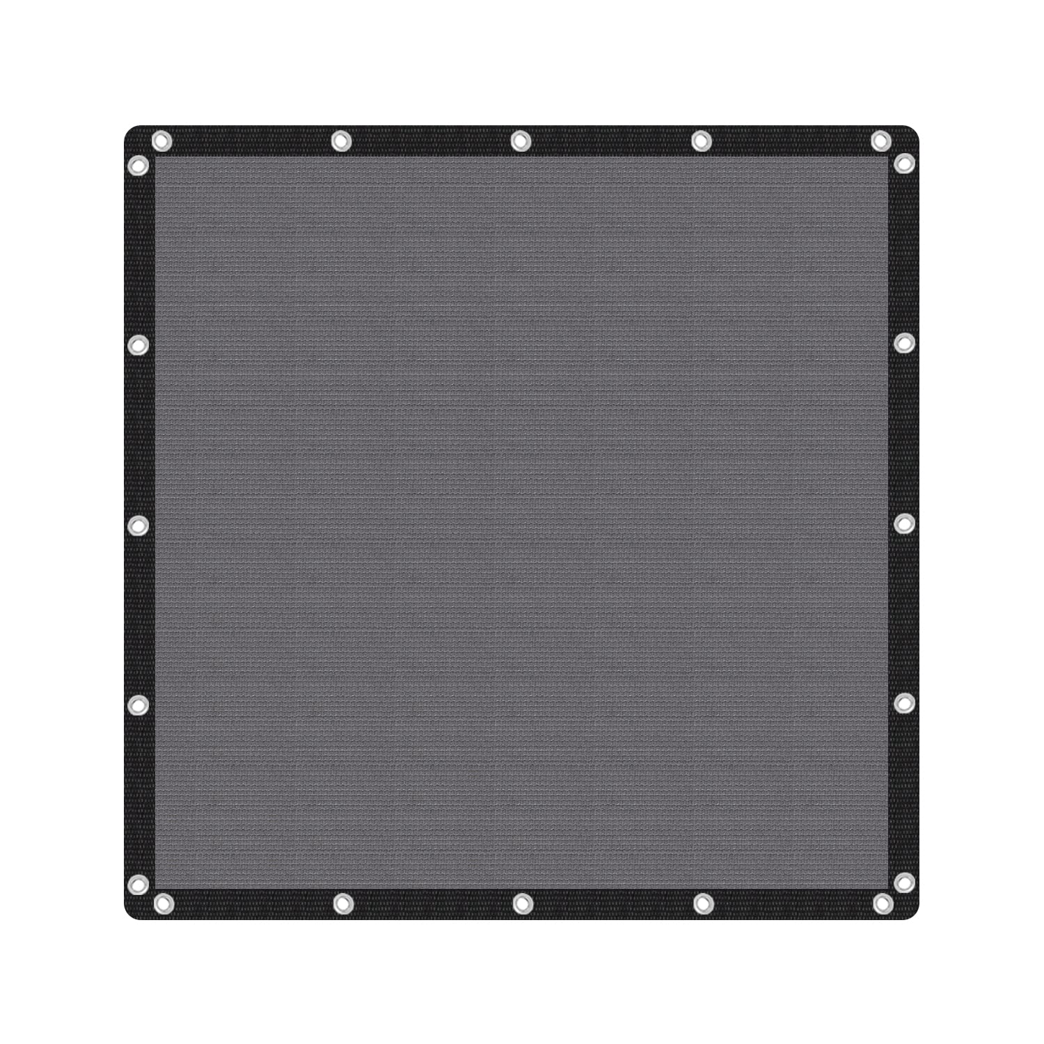 Photo 1 of VICLLAX Shade Fabric Sun Shade Cloth Privacy Screen with Grommets for Patio Garden Pergola Cover Canopy 8x8 FT, Grey