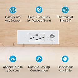 Docking Drawer Blade in-Drawer Outlet, Integrated