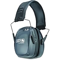 Howard Leight by Honeywell Leightning L2F Folding Slim Shooting Earmuff (R-01525) Black/Gray Large