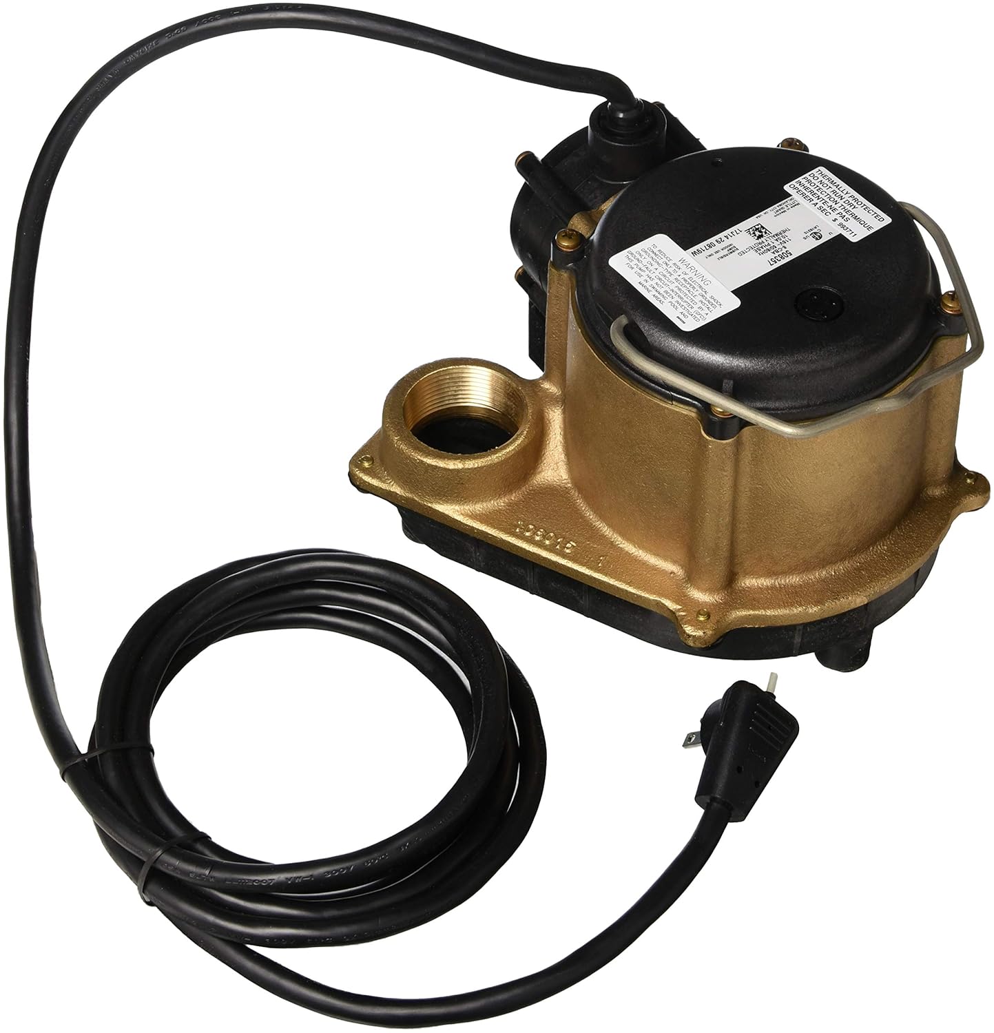 Little Giant 508357 8-CBA 115 Volt 3240 GPH Manual Submersible Sump Pump -  - Amazon.com