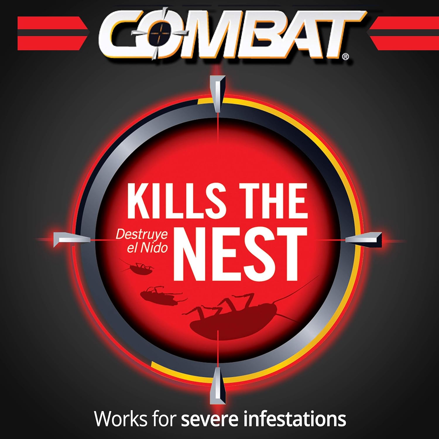 Combat Max Roach Killing Gel for Indoor and Outdoor Use, 1 Syringe, 2.1 Ounces: Health & Personal Care