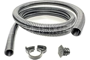 IFIXIFI Refrigerator Fridge Drain Hose Tube Kit (Hose + Clamp + Plug) for RV Camper Motorhome Travel Trailer Compatible with Dometic 2932749159 and 2932115013 and 3316450902