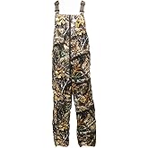 HOT SHOT Men’s Insulated Camo Bib, Ultra-Quiet Adjustable Overalls, Cold Weather Hunting Coveralls for Men