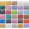 15000 Pieces 30 Color Diamond Art Painting Beads,Flat Bottom Round Rhinestones for Diamond Missing, Round Drills for 5D Diamond Art DIY Craft (Multicolor)