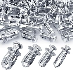 AOKLIT 80Pcs Expansion Screw Petal Nut, M4 M5 M6 M8