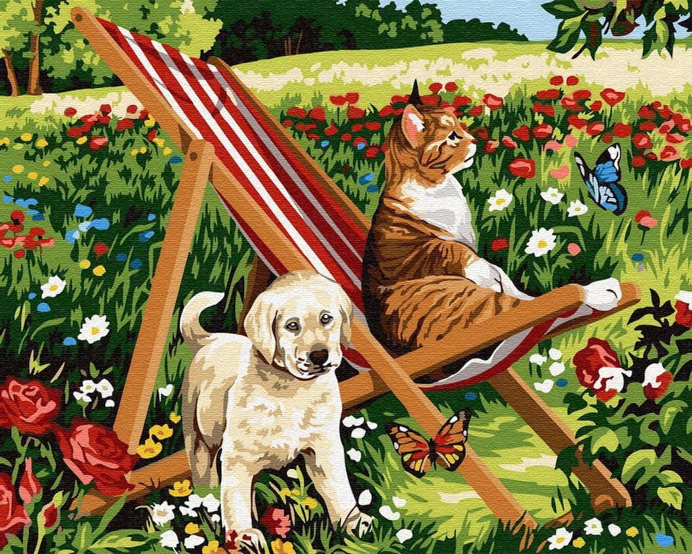 LukFun Paint by Numbers for Adults DIY Digital Oil Painting Kits on Canvas Painting