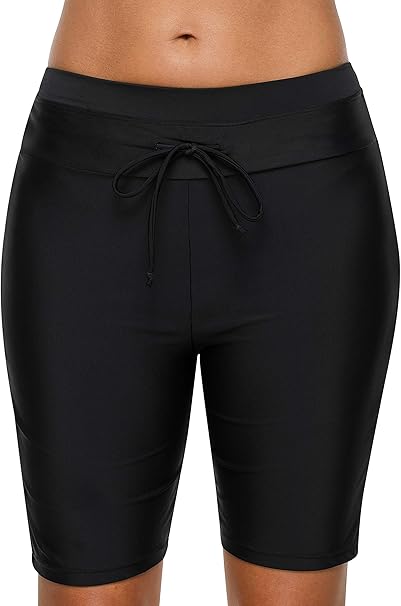 women's high rise board shorts