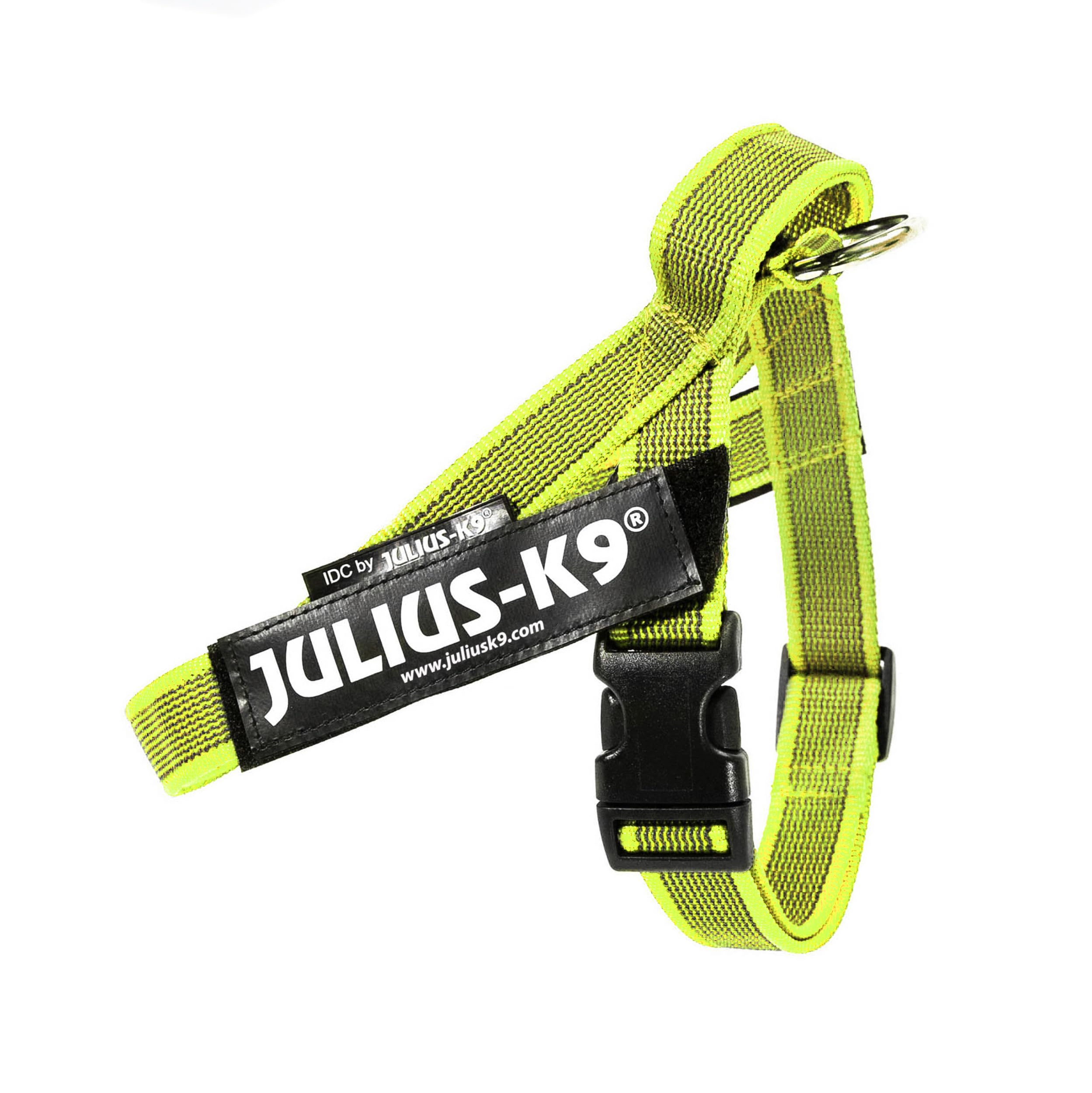Julius-K9, IDC Color & Gray Belt Harness, Size: S / Mini, Neon-Gray