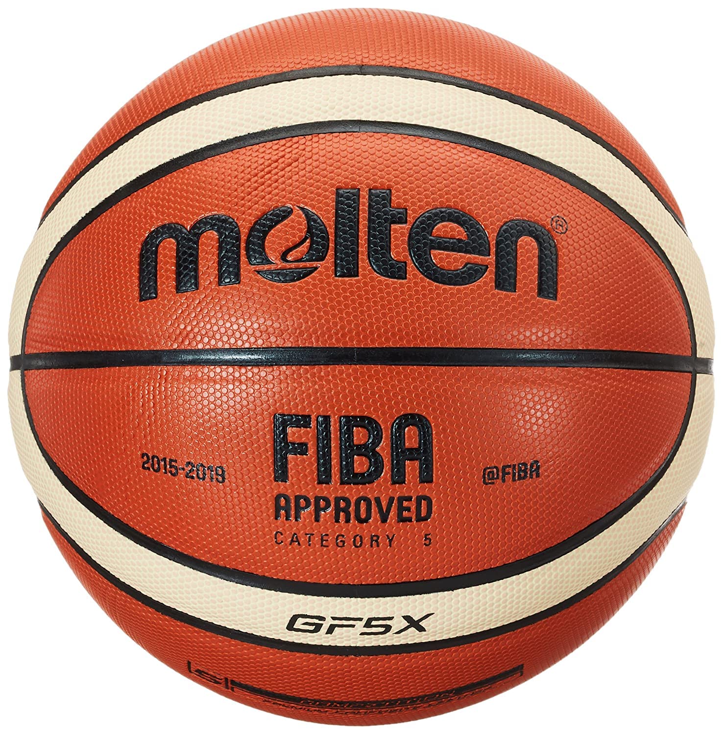 Molten Unisex Adult basketball ball orange Gr. 5 Basketball Balls - orange/ivory, 5