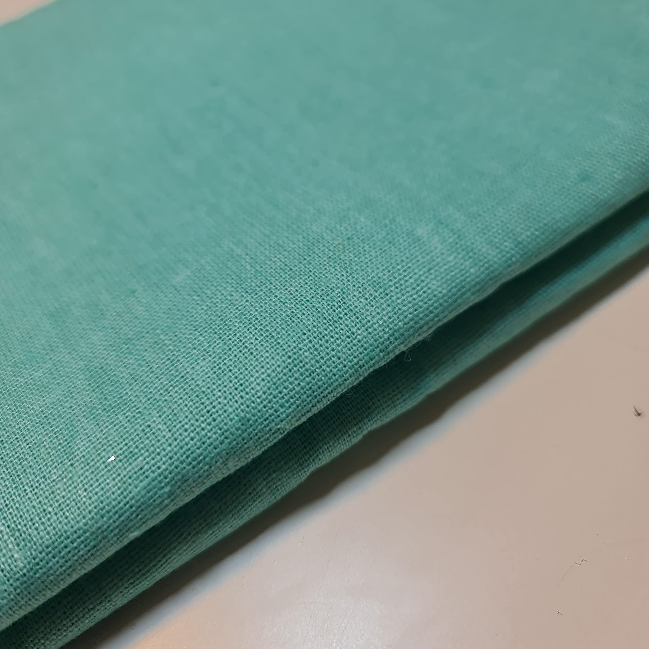 Cotton Calico Canvas Natural *New* 25 Color Craft Patchwork Fabric Material 58" (Mint Green, 1 Meter)