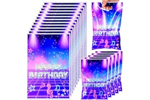 Eccliy 30 Pcs Kpop Birthday Party Favors Bags Cartoon Goodie Candy Gift Bags with Handles Birthday Party Supplies