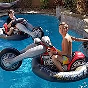 motorcycle pool float