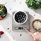 Etekcity Digital Kitchen Scales 5 kg 1 g Stainless Steel Backlit LCD view 8