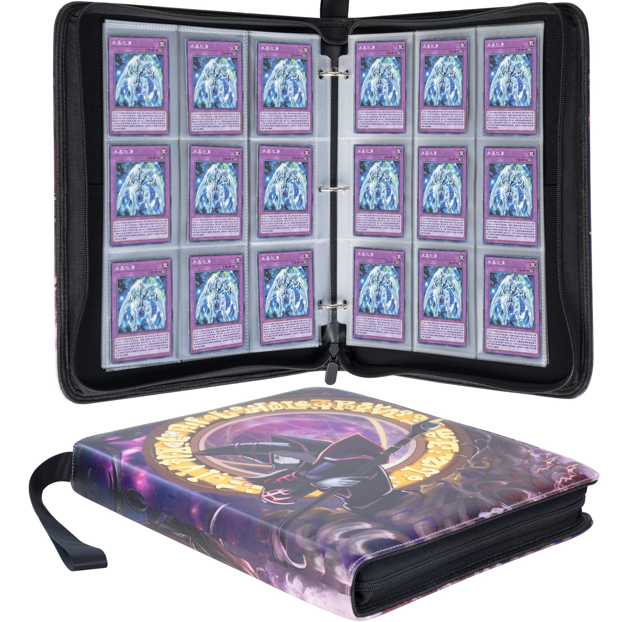 Mua Card Binder for Yugioh Cards - 720 Pockets Trading Card Binder with 40  Removable Sleeves, 9 Pocket Card Holder Album Compatible with Yu-Gi-Oh Cards  (DM） trên Amazon Anh chính hãng 2026