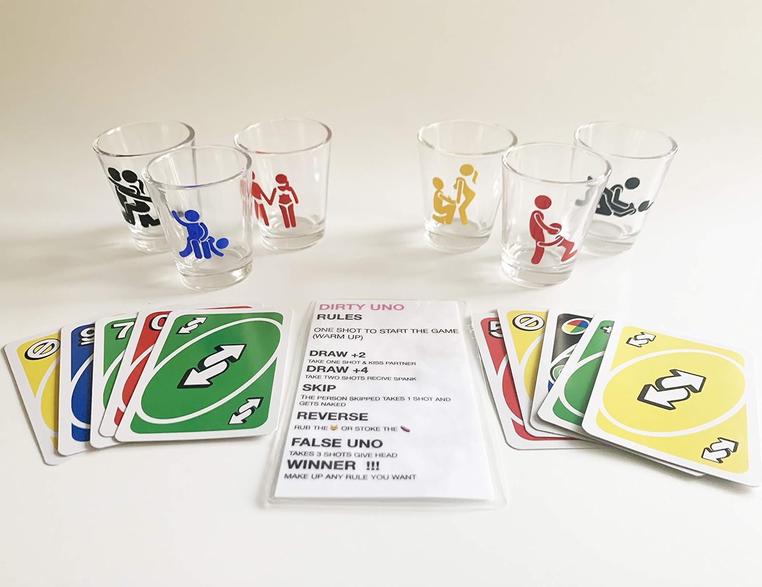 Adult Dirty Uno Game Toys & Games Games & Puzzles