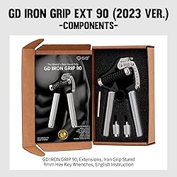 GD IRON GRIP EXT 90 Hand Grip Strengthener Premium