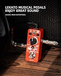 LEKATO Drummer Guitar Pedal Drum Machine with