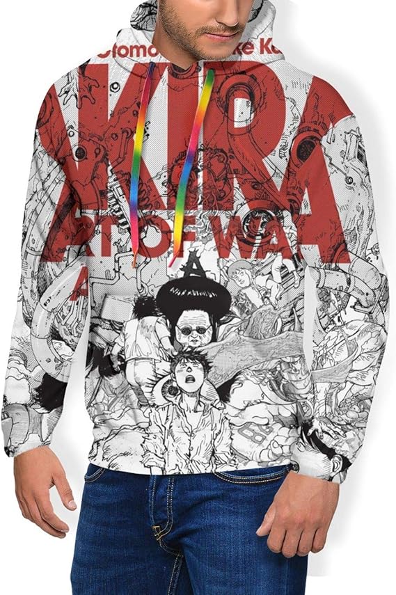 Amazon Co Jp アキラ Akira 4 おしゃれ ファッション 柔らかい パーカー フーディ 長袖 男女兼用 個性的 長袖 トップス 暖かいダウンを厚くする人気パーカーです 服 ファッション小物