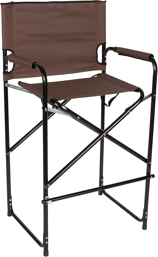 Home and Comfort Lightweight and Durable Aluminum Folding Tall Director