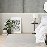 DKNY Atlantic Avenue Grey 4' x 6' Area Rug - Easy Clean, Non Shedding, Bed Room, Living Room, Dining Room, Kitchen (4' x 6')