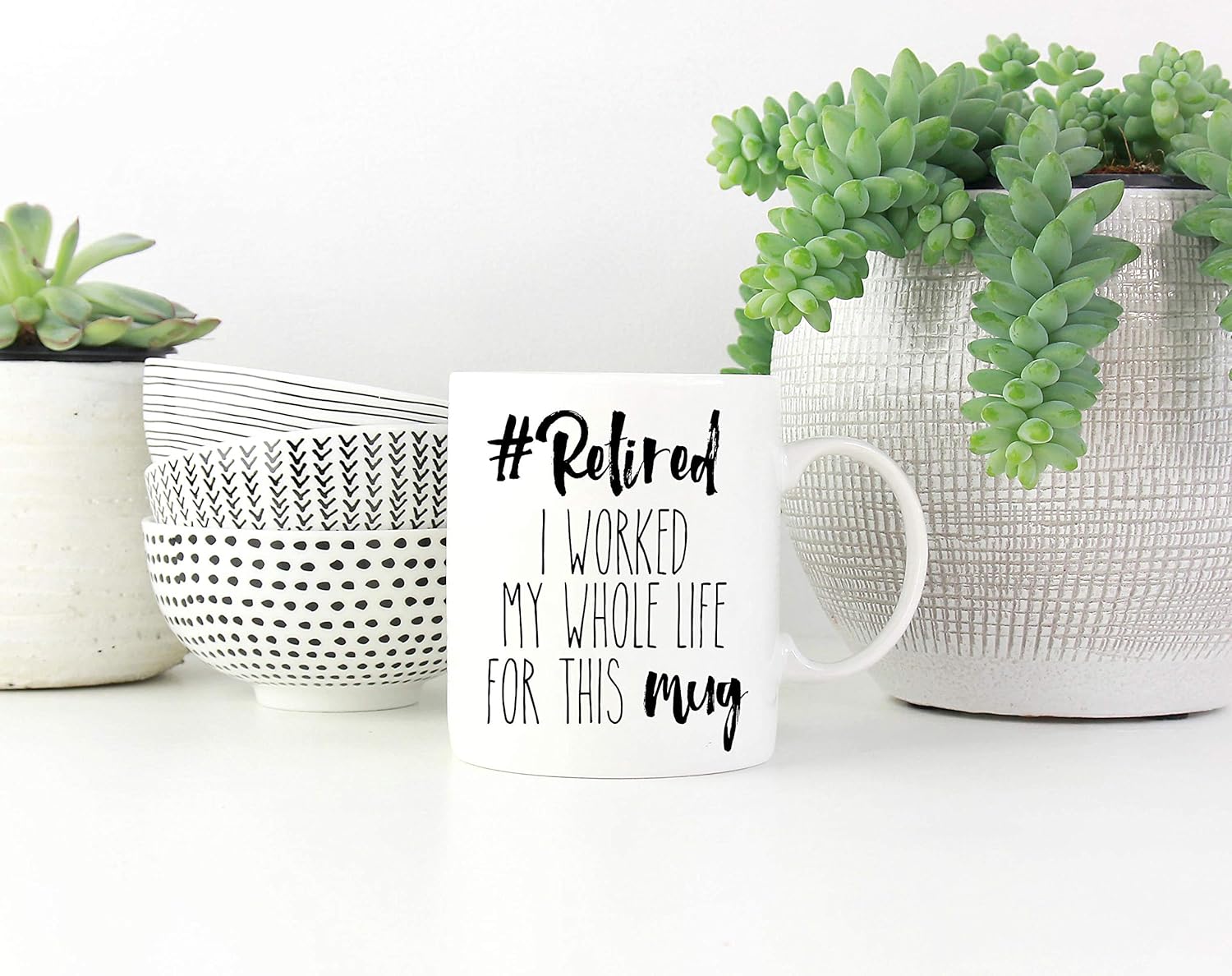 Retirement Mug, Retirement Mug, Retired, I Worked My Whole