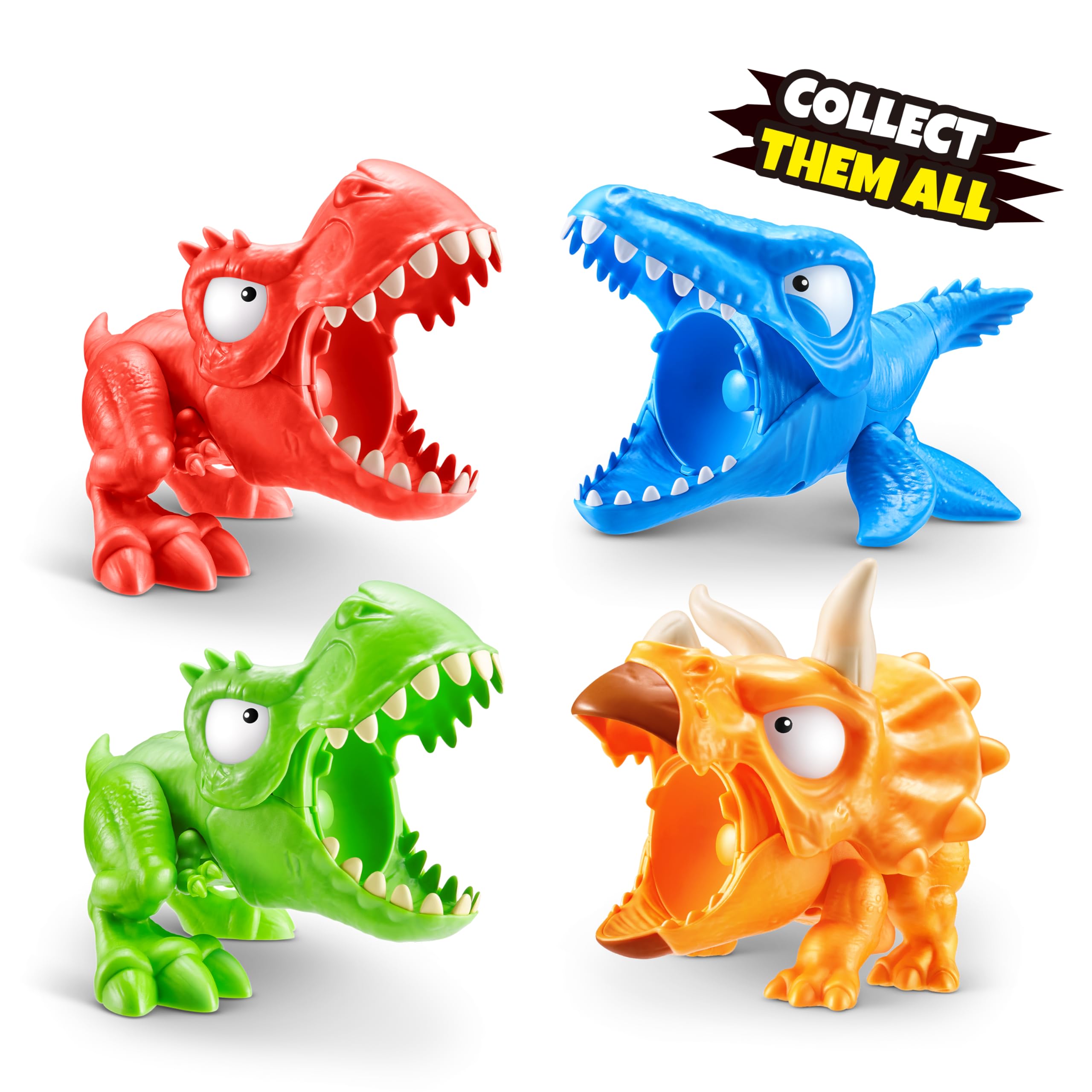 Smashers Dino Island Mini T-Rex Battles Playset by ZURU Boys Dinosaur Battling Toys Shoots Fires Collectible Surprise Unboxing Skull