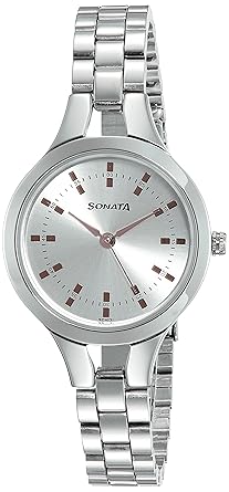 Steel Daisies Analog Silver Dial Women's Watch-8151SM01