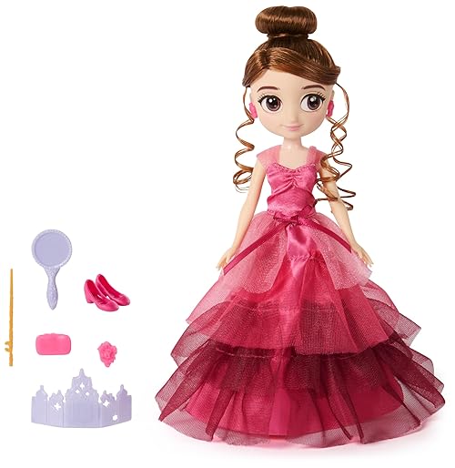 Wizarding World Harry Potter, 20-cm Hermione Granger Doll 9-Piece Yule Ball Gift Set with Doll Accessories, Kids’ Toys for Ages 6 and up