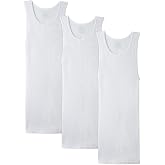 Fruit of the Loom mens Big and Tall Tag-free Undershirts