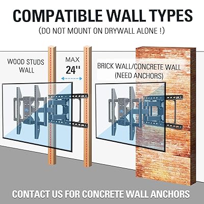 Buy Mounting Dream Tv Wall Mounts Tv Bracket For 42 70 Inch Tvs Premium Tv Mount Full Motion Tv Wall Mount With Articulating Arms Max Vesa 600x400mm And 100 Lbs Fits 16 18