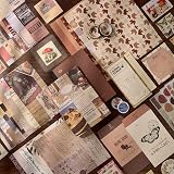 Draupnir Vintage Scrapbook Kit 346pcs A6 Notebook Journal Supplies view 3
