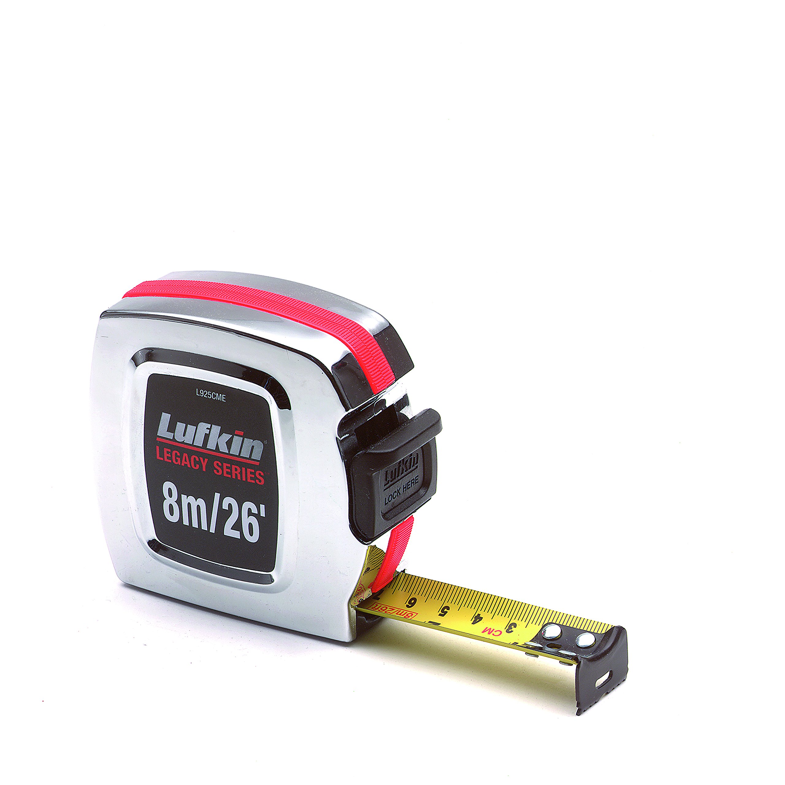 Lufkin L925CME 8m/26ft x 25mm Legacy Series Tape Measure, Chrome