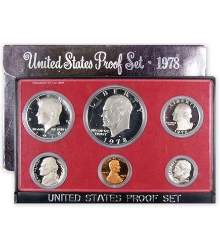アメリカ 銀製硬貨セット TO.1945 1977 Clad Proof Set U.S. Mint Original Government Packaging OGP at