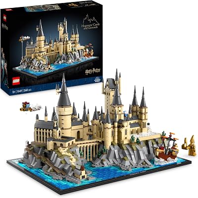 LEGO Harry Potter Hogwarts Castle and Grounds 76419 Collectible Set for Adults