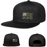 Gaming Hats Snapback Hats for Men Flat Bill Black Custom Snap Backpack Hat for Men Baseball Cap Flat Brim Cool Mens
