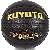 KUYOTQ 3lbs/2.2lbs Weighted Heavy Basketball 29.5/28.5" Training Size 7/6 Outdoor Basketball Equipment for Improving Ball Handling Dribbling Passing and Rebounding Skill(deflated)