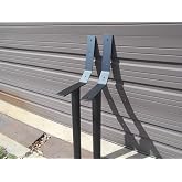 Roudebush Company Park Bench Frames-Permanent Post