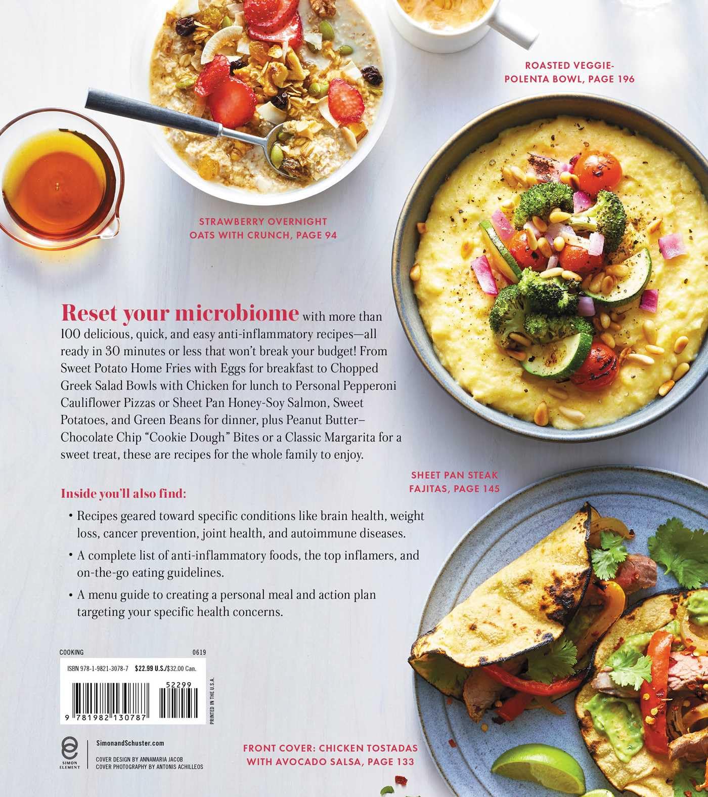 Meals That Heal: 100+ Everyday Anti-Inflammatory Recipes in 30 Minutes or Less: A Cookbook Meals That Heal: 100+ Everyday Anti-Inflammatory Recipes in 30 Minutes or Less: A Cookbook Meals That Heal: 100+ Everyday Anti-Inflammatory Recipes in 30 Minutes or Less: A Cookbook Paperback Kindle Spiral-bound