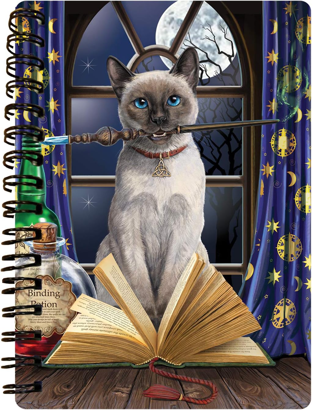 Lisa Parker - Hocus Pocus 3D Effect Notebook, Multicolour, a6