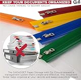 G4GADGET 15 A4 Plus Zip Pouch Document Wallet Assorted Colors Waterproof view 3