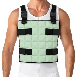 MR.ICE Cooling Vest for Men & Women, Adjustable Ice Vest for Motorcycle, Workers, Sports, Outdoor, Heat Relief,Green