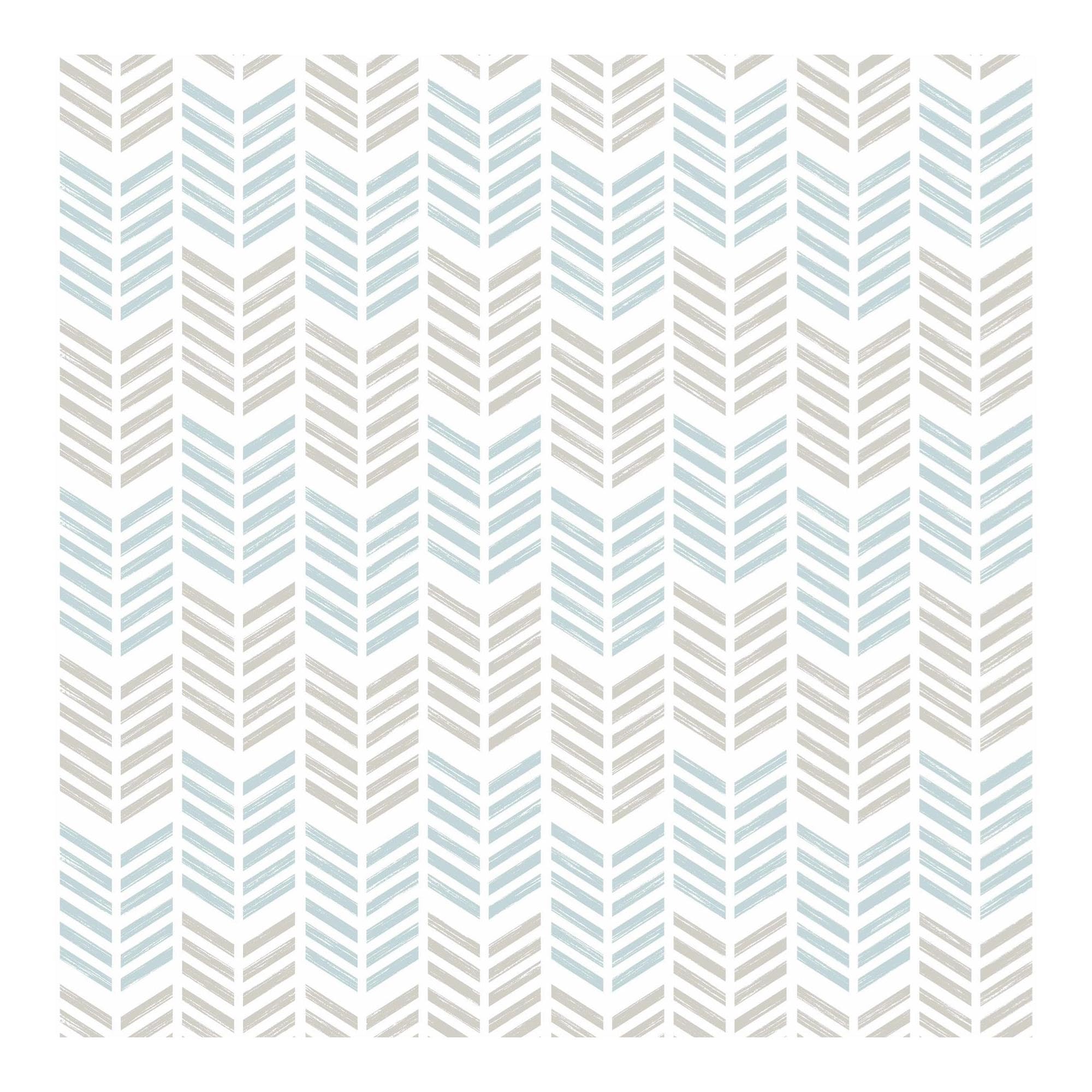 Superfresco Easy Paste The Wall Oiti Geometric Taupe Bleu Wallpaper
