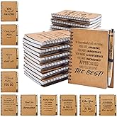 20 Pcs Employee Appreciation Gifts Bulk - 10 Sets of Inspirational Spiral Notebooks with Motivational Pens, Small Notepads for Coworkers, Office, Valentines, Staff, Team, Volunteer, Nurse, Teachers, Thank You Gift